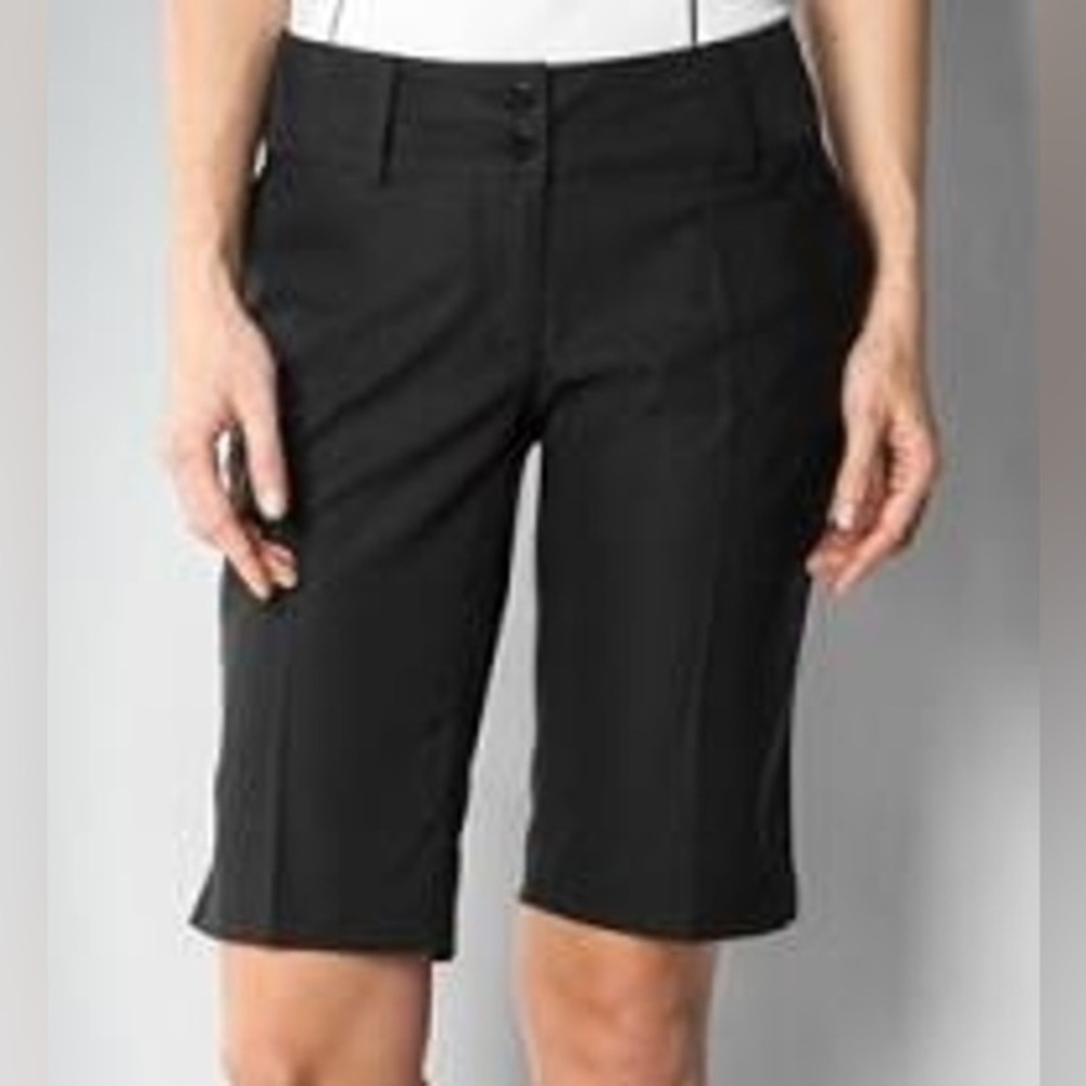 Adidas ClimaLite Black Bermuda Women's 3/4 Shorts Size 6 Small
